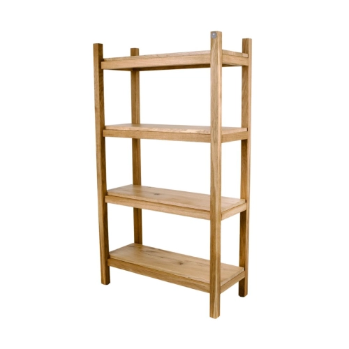 REGAŁ NA KSIĄŻKI  DREWNO LITE DĄB JESION OLCHA RNK-20