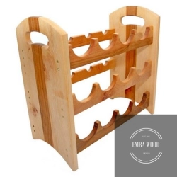 STOJAK NA WINO DREWNO LITE 12 BUTELEK