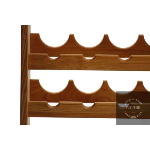 STOJAK NA WINO DREWNO LITE DĄB 32 BUTELEK