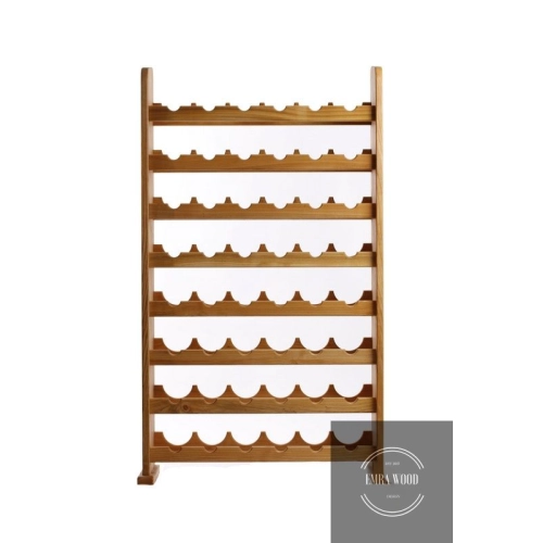 STOJAK NA WINO DREWNO LITE DĄB 48 BUTELEK