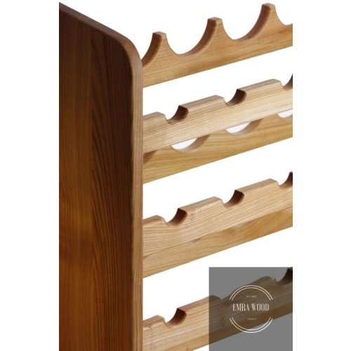 STOJAK NA WINO DREWNO LITE DĄB 48 BUTELEK