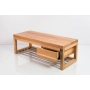 Ławka Szafka Na Buty Drewno Lite LB-1 Rozmiary od 50 cm do 160 cm