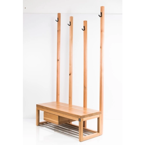 Ławka Szafka Na Buty Wieszak Drewno Lite LB-20 Rozmiary od 50 cm do 120 cm