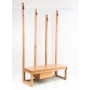Ławka Szafka Na Buty Wieszak Drewno Lite LB-20 Rozmiary od 50 cm do 120 cm