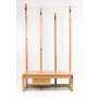 Ławka Szafka Na Buty Wieszak Drewno Lite LB-20 Rozmiary od 50 cm do 120 cm