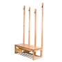 Ławka Szafka Na Buty Wieszak Drewno Lite LB-20 Rozmiary od 50 cm do 120 cm