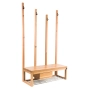 Ławka Szafka Na Buty Wieszak Drewno Lite LB-20 Rozmiary od 50 cm do 120 cm