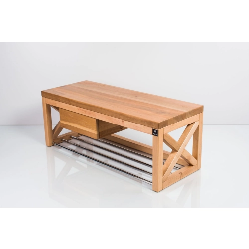 Ławka Szafka Na Buty Drewno Lite LB-29 Rozmiary od 50 cm do 120 cm