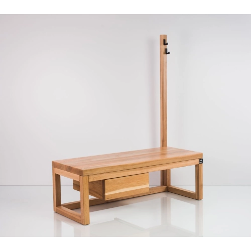 Ławka Na Buty Wieszak Drewno Lite LB-3 Rozmiary od 50 cm do 120 cm