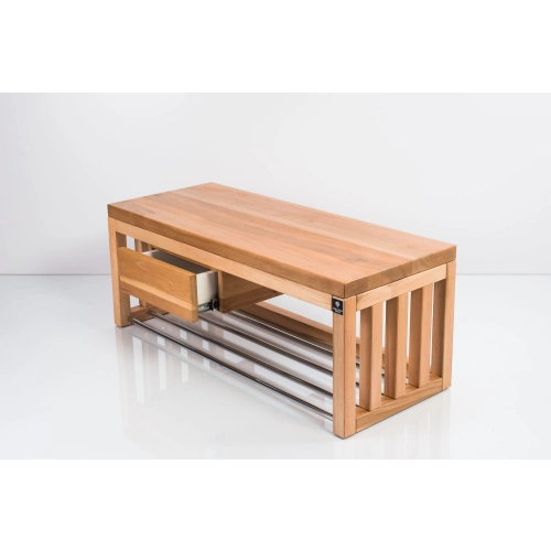 Ławka Szafka Na Buty Drewno Lite LB-31 Rozmiary od 50 cm do 120 cm