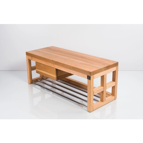 Ławka Szafka Na Buty Drewno Lite LB-33 Rozmiary od 50 cm do 120 cm