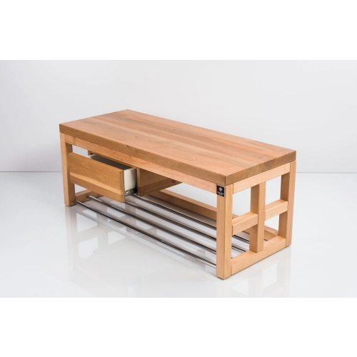 Ławka Szafka Na Buty Drewno Lite LB-33 Rozmiary od 50 cm do 120 cm