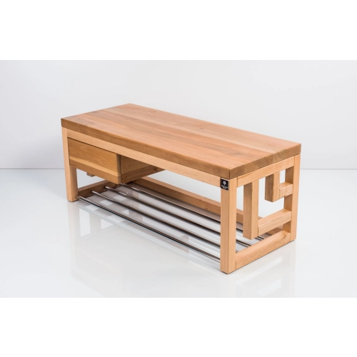 Ławka Szafka Na Buty Drewno Lite LB-35 Rozmiary od 50 cm do 120 cm