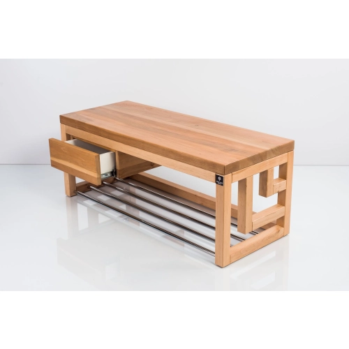 Ławka Szafka Na Buty Drewno Lite LB-35 Rozmiary od 50 cm do 120 cm