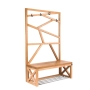 Ławka Szafka Na Buty Wieszak Drewno Lite LB-39 Rozmiary od 50 cm do 120 cm