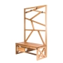 Ławka Szafka Na Buty Wieszak Drewno Lite LB-40 Rozmiary od 50 cm do 120 cm