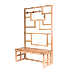 Ławka Szafka Na Buty Wieszak Drewno Lite LB-41 Rozmiary od 50 cm do 120 cm