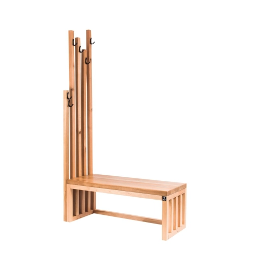 Ławka Szafka Na Buty Wieszak Drewno Lite LB-46 Rozmiary od 50 cm do 120 cm