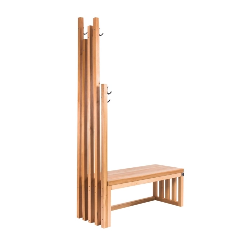 Ławka Szafka Na Buty Wieszak Drewno Lite LB-46 Rozmiary od 50 cm do 120 cm