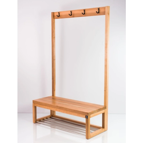 Ławka Szafka Na Buty Wieszak Drewno Lite LB-5 Rozmiary od 50 cm do 120 cm