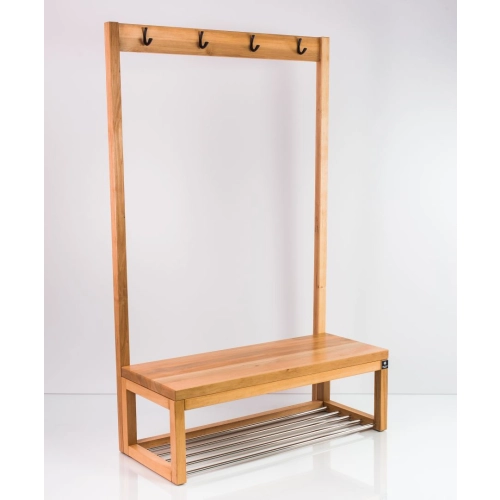 Ławka Szafka Na Buty Wieszak Drewno Lite LB-5 Rozmiary od 50 cm do 120 cm