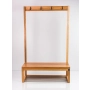 Ławka Szafka Na Buty Wieszak Drewno Lite LB-5 Rozmiary od 50 cm do 120 cm