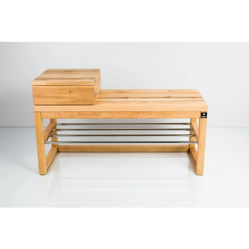 Ławka Szafka Na Buty Drewno Lite LB-54 Rozmiary od 50 cm do 120 cm