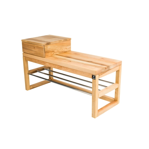 Ławka Szafka Na Buty Drewno Lite LB-54 Rozmiary od 50 cm do 120 cm