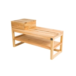 Ławka Szafka Na Buty Drewno Lite LB-55 Rozmiary od 50 cm do 120 cm