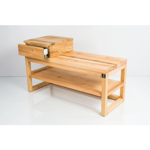 Ławka Szafka Na Buty Drewno Lite LB-55 Rozmiary od 50 cm do 120 cm
