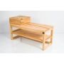 Ławka Szafka Na Buty Drewno Lite LB-55 Rozmiary od 50 cm do 120 cm