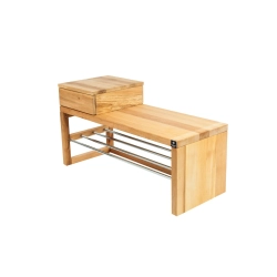 Ławka Szafka Na Buty Drewno Lite LB-65 Rozmiary od 50 cm do 120 cm