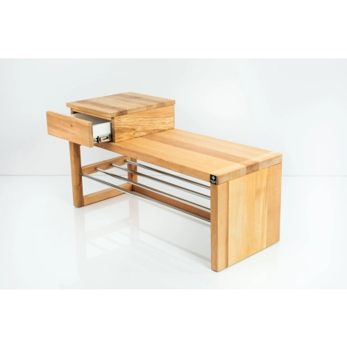 Ławka Szafka Na Buty Drewno Lite LB-65 Rozmiary od 50 cm do 120 cm