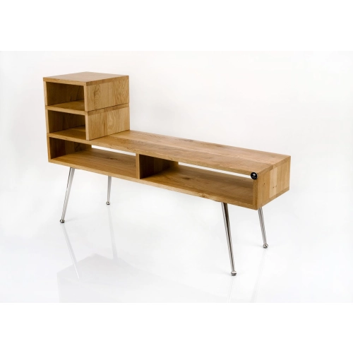 Ławka Do Wiatrołapu Przedpokoju Holu Drewno Lite Dąb Loft LB-71 Rozmiary od 60 cm do 160 cm