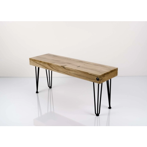 Ławka Do Wiatrołapu Przedpokoju Holu Drewno Lite Dąb Loft LB-75 Rozmiary od 60 cm do 160 cm