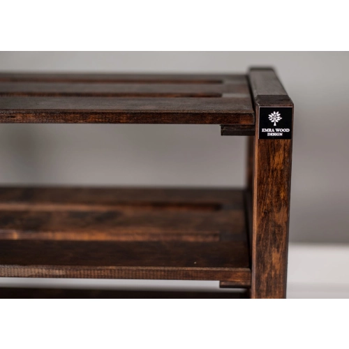 Regał  Na Buty Drewno Lite  RD-3G Rozmiary od 50 cm do 120 cm