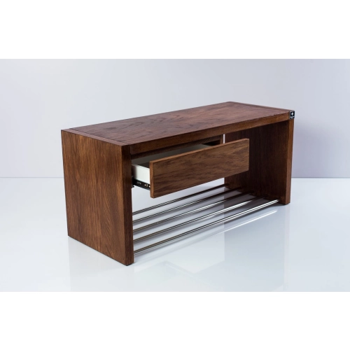 Regał Szafka Na Buty Drewno Lite  RDD-31 Dąb Kolor Orzech Rozmiary od 50 cm do 120 cm