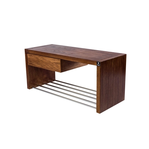 Regał Szafka Na Buty Drewno Lite  RDD-31 Dąb Kolor Orzech Rozmiary od 50 cm do 120 cm