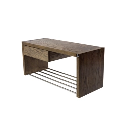 Regał Szafka Na Buty Drewno Lite  RDD-31 Dąb Kolor Popiel Rozmiary od 50 cm do 120 cm