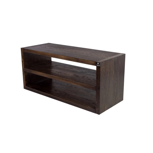 Regał RTV-2 Drewno Lite Dąb Kolor Wenge Rozmiary od 50 cm do 160 cm