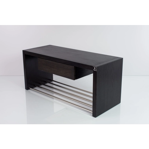 Regał Szafka Na Buty Drewno Lite  RDD-37 Dąb  Kolor Czerń Rozmiary od 60 cm do 120 cm