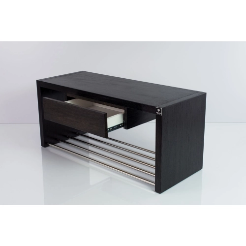 Regał Szafka Na Buty Drewno Lite  RDD-37 Dąb  Kolor Czerń Rozmiary od 60 cm do 120 cm