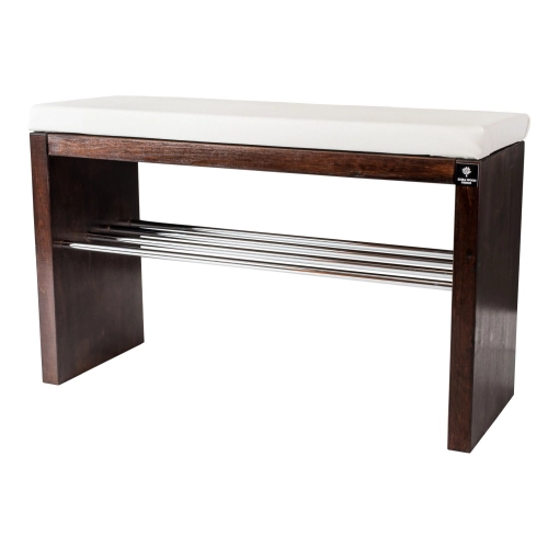 RBS-11 Regał Szafka Na Buty Orzech Z Siedziskiem Kolory Drewno Lite Rozmiary od 50 do 120 cm