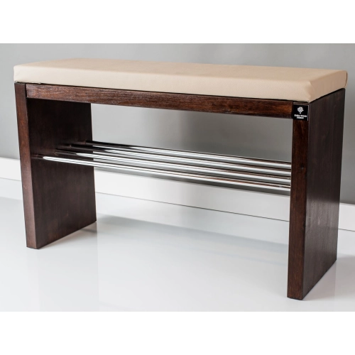 RBS-11 Regał Szafka Na Buty Orzech Z Siedziskiem Kolory Drewno Lite Rozmiary od 50 do 120 cm