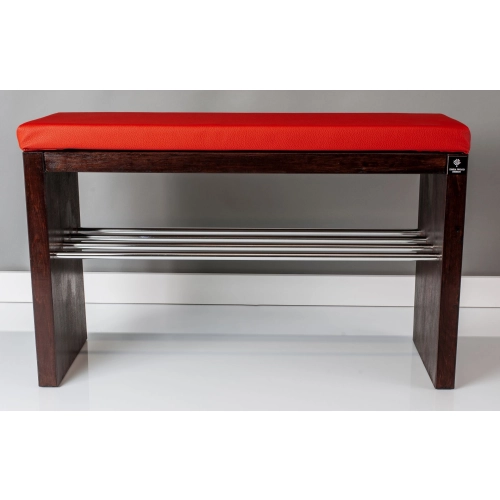 RBS-11 Regał Szafka Na Buty Orzech Z Siedziskiem Kolory Drewno Lite Rozmiary od 50 do 120 cm