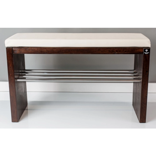 RBS-11 Regał Szafka Na Buty Orzech Z Siedziskiem Kolory Drewno Lite Rozmiary od 50 do 120 cm