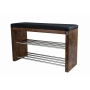 Regał Szafka Na Buty Brunat Z Siedziskiem Kolory Drewno Lite RBS-12 Rozmiary od 50 cm do 120 cm