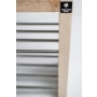 Regał Szafka Na Buty Naturalny Z Siedziskiem Kolory Drewno Lite RBS-12 Rozmiary od 50 cm do 120 cm