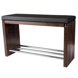 RBS-13 Regał Szafka Na Buty Orzech Z Siedziskiem Kolory Drewno Lite Rozmiary od 50 cm do 120 cm