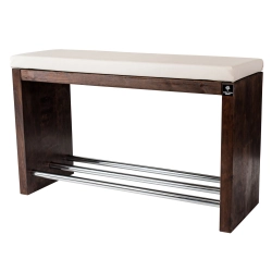 RBS-13 Regał Szafka Na Buty Orzech Z Siedziskiem Kolory Drewno Lite Rozmiary od 50 cm do 120 cm